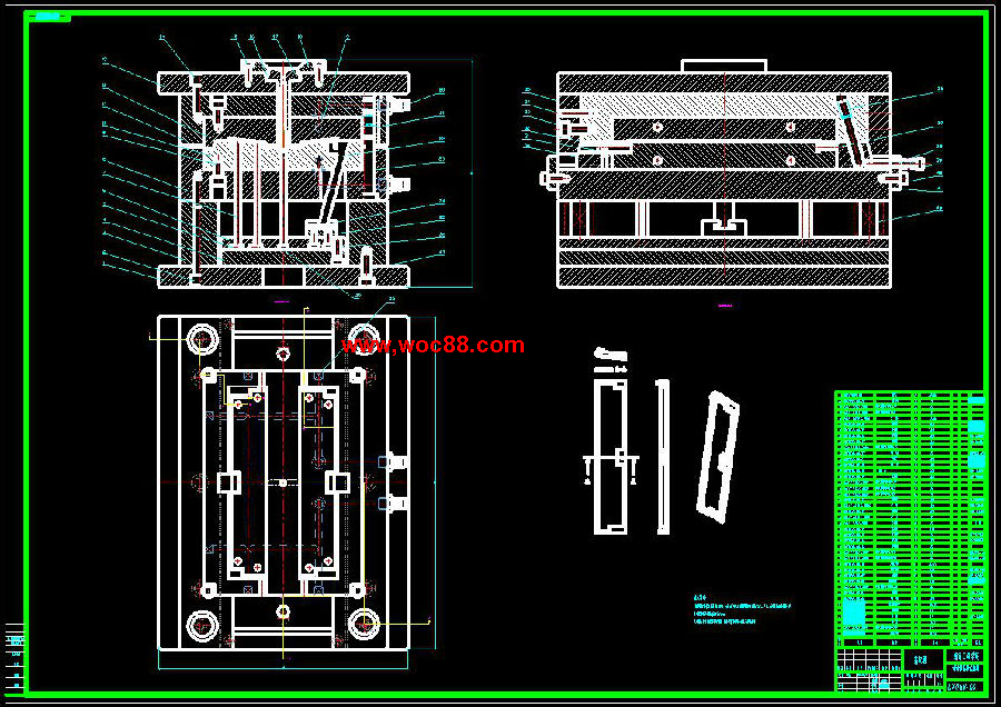 （定稿）TCL2165彩電調諧器蓋板模具設計（全套下載）CAD截圖01