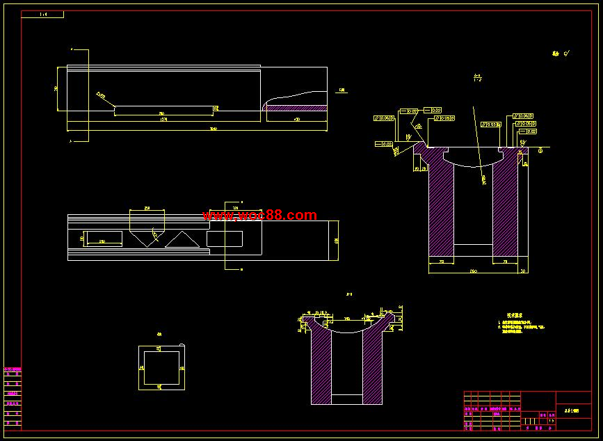 （全套CAD）木材刀具切削試驗臺整體設計（終稿）CAD截圖02