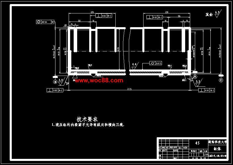 （全套CAD）木工用異型槽龍門銑床液壓系統改進及除塵設計（終稿）CAD截圖03