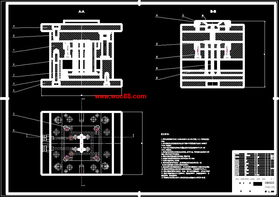 （全套CAD）按鈕產品造型與模具設計（終稿）CAD截圖01