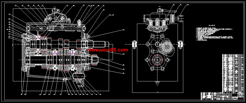 （全套CAD）捷達汽車變速器的設計（終稿）CAD截圖01