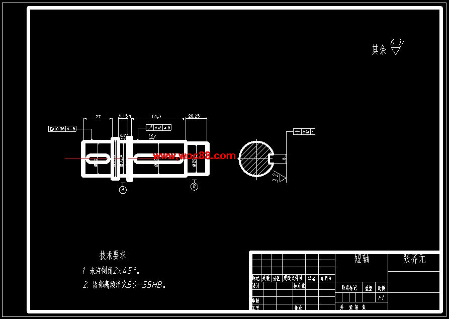 （全套CAD）木材刀具切削試驗臺進給機構設計（終稿）CAD截圖02