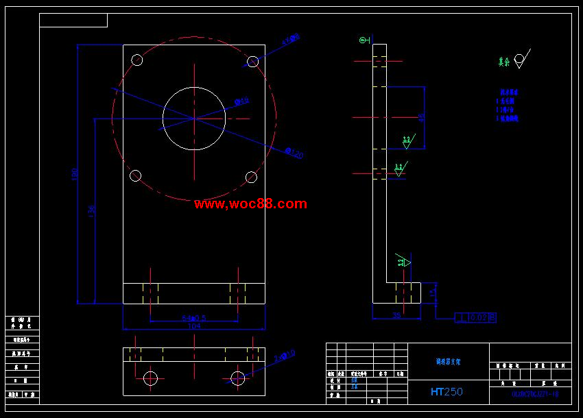 （全套CAD）木片定長剪板機的設計（終稿）CAD截圖05