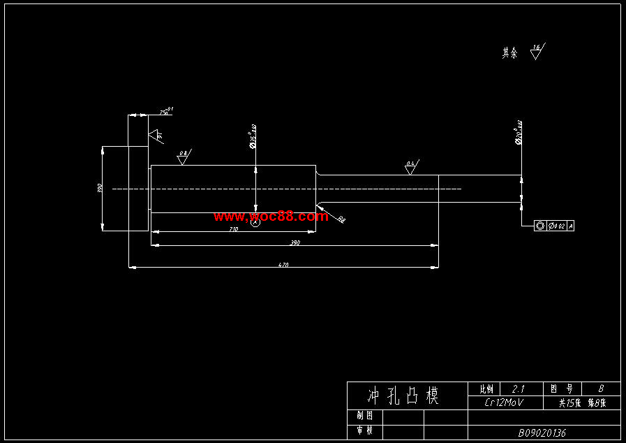 （全套CAD）汽車配件輪邊防塵罩沖壓模具設計（終稿）CAD截圖04