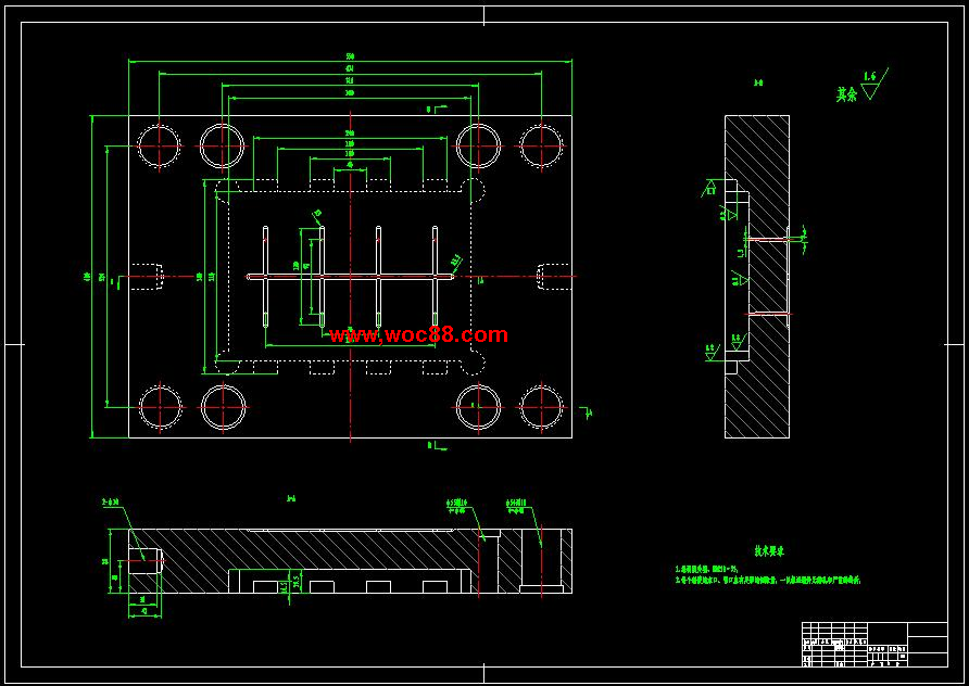（全套CAD）掛套注塑模具設計（終稿）CAD截圖02