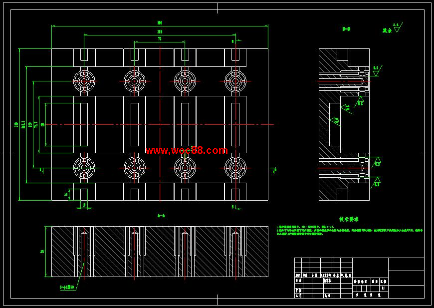 （全套CAD）掛套注塑模具設計（終稿）CAD截圖05