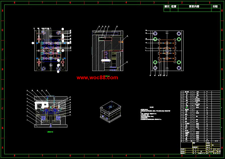 （全套CAD）掛套注塑模具設計（終稿）CAD截圖01