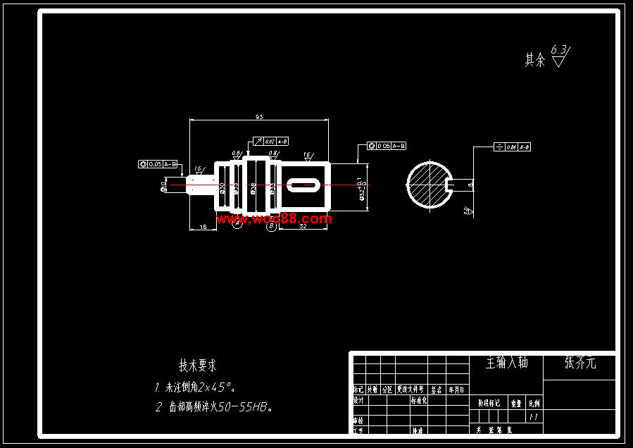 （全套CAD）木材刀具切削試驗臺進給機構設計（終稿）CAD截圖10