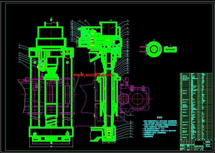 （全套CAD）換刀機器人機械系統的設計（終稿）CAD截圖03