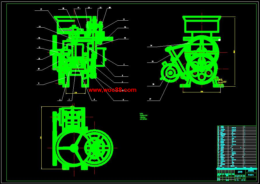 （全套CAD）擠壓成型打填機設計（終稿）CAD截圖01