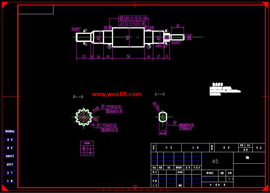 （全套CAD）木材刀具切削試驗臺整體設計（終稿）CAD截圖05