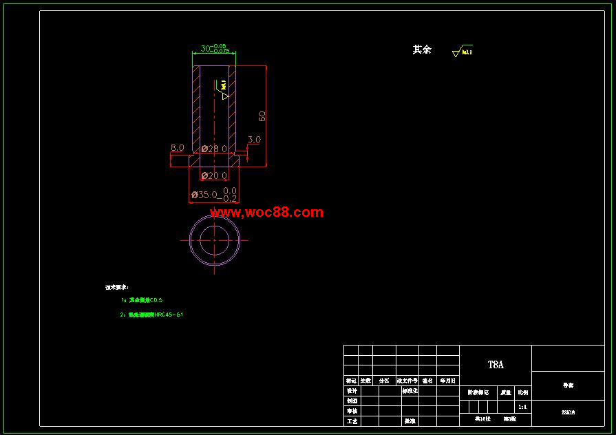 （全套CAD）汽車配件輪邊防塵罩沖壓模具設計（終稿）CAD截圖05
