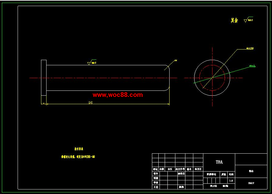 （全套CAD）按鈕注塑模具設計（終稿）CAD截圖04