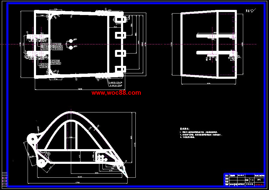 （全套CAD）挖掘機工作機構的設計（終稿）CAD截圖01