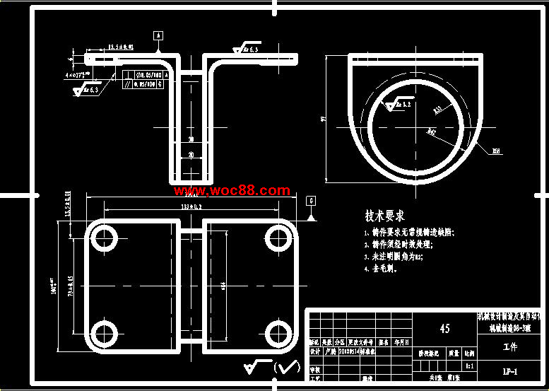 （定稿）發動機支架立式單面組合鉆床總體設計和主軸箱設計（有CAD圖紙的喲）CAD截圖04
