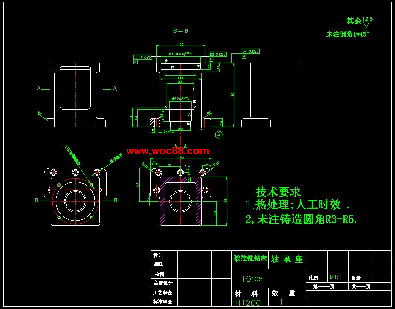 （全套CAD）數控銑鉆床的設計（終稿）【優秀合計84張CAD圖紙全套】CAD截圖06