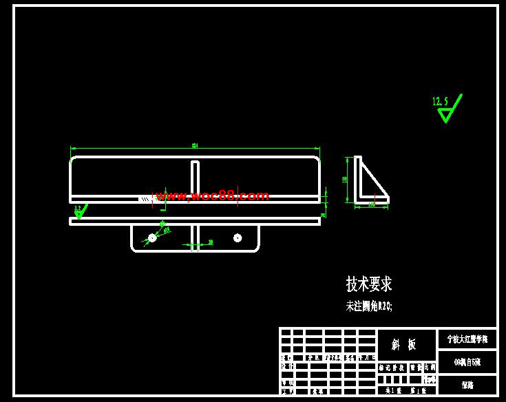 （全套CAD）曲軸箱工藝及銑箱體分割面夾具設計（終稿）CAD截圖04