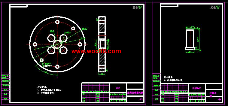 （全套CAD）汽車玻璃升降器外殼沖壓復合模具設計（終稿）CAD截圖03