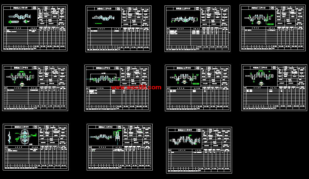 （全套CAD）曲軸加工工藝及鉆孔夾具設計（終稿）CAD截圖04