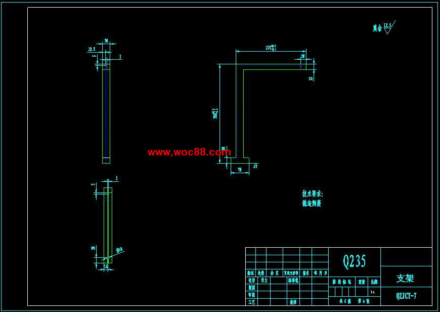（全套CAD）曲軸軸線同軸度自動測量儀的設計（終稿）CAD截圖06