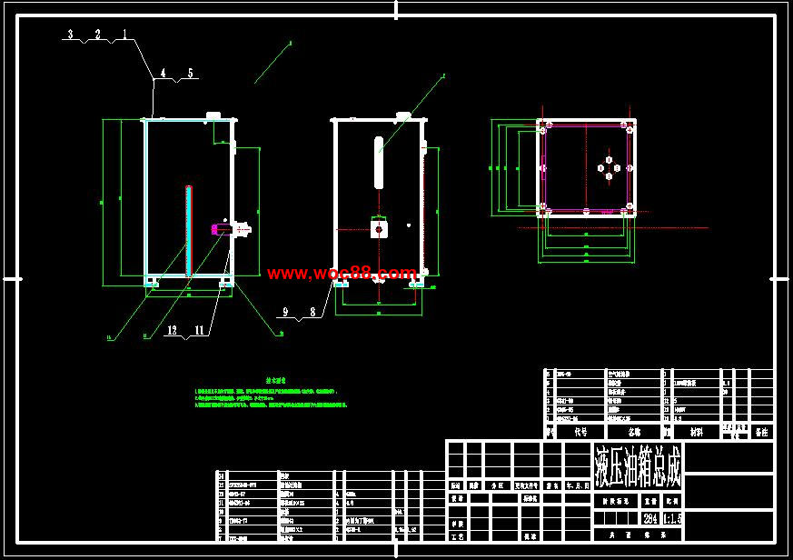 （全套CAD）汽車液壓制動系統設計（終稿）【優秀汽車車輛類+3張CAD圖紙全套】CAD截圖02