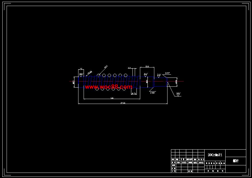 （全套CAD）汽車循環球式轉向器設計（終稿）CAD截圖04
