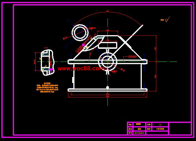 （全套CAD）曲軸箱工藝及銑箱體分割面夾具設計（終稿）CAD截圖05