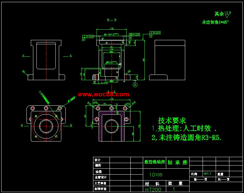（全套CAD）數控銑鉆床的設計（終稿）【優秀合計84張CAD圖紙全套】CAD截圖07