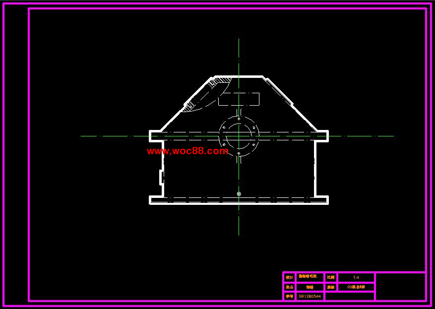 （全套CAD）曲軸箱工藝及銑箱體分割面夾具設計（終稿）CAD截圖02