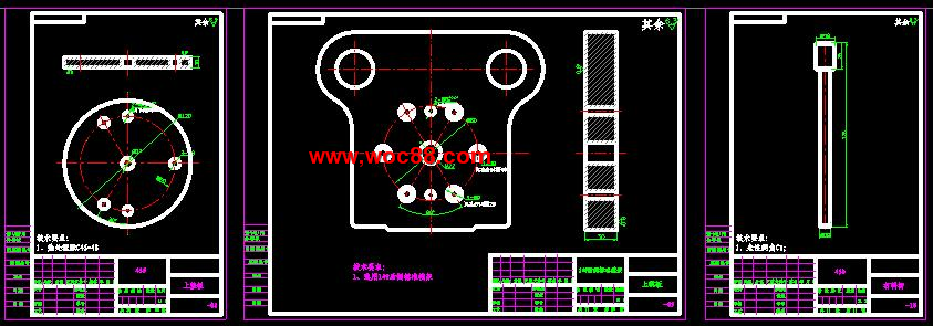 （全套CAD）汽車玻璃升降器外殼沖壓復合模具設計（終稿）CAD截圖09
