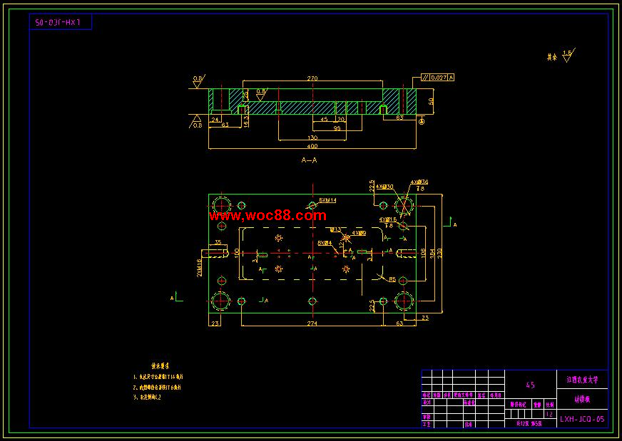 （全套CAD）接觸器主板注射模設計（終稿）CAD截圖05