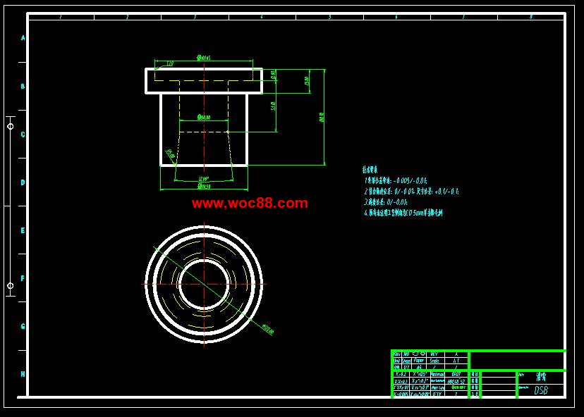 （全套CAD）方形支架體壓鑄模具設計（終稿）CAD截圖07