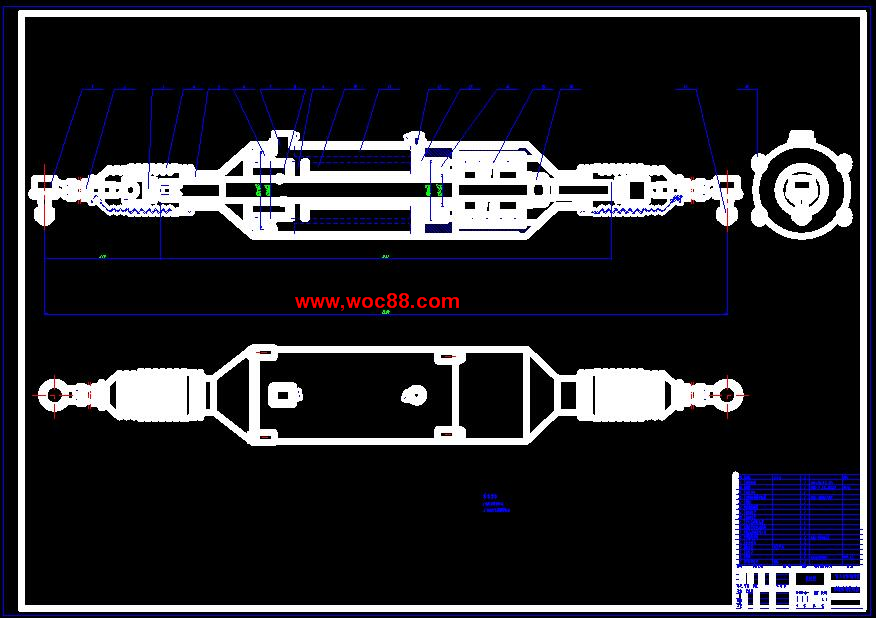 （全套CAD）汽車四輪轉向傳動系統設計（終稿）CAD截圖03