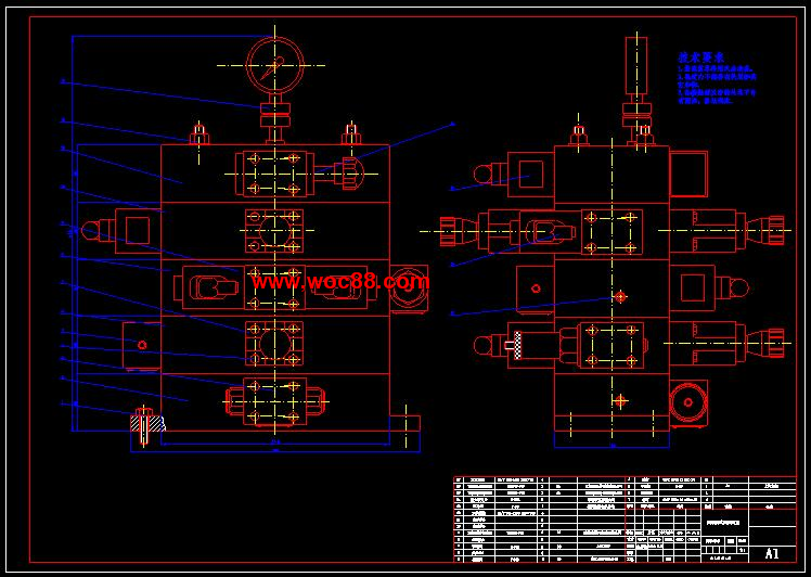 （全套CAD）曲軸滾壓強化機液壓系統的設計（終稿）CAD截圖02