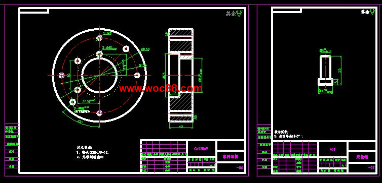 （全套CAD）汽車玻璃升降器外殼沖壓復合模具設計（終稿）CAD截圖04