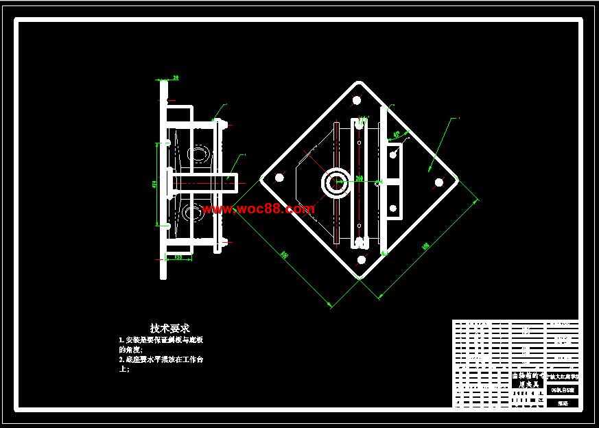（全套CAD）曲軸箱工藝及銑箱體分割面夾具設計（終稿）CAD截圖01