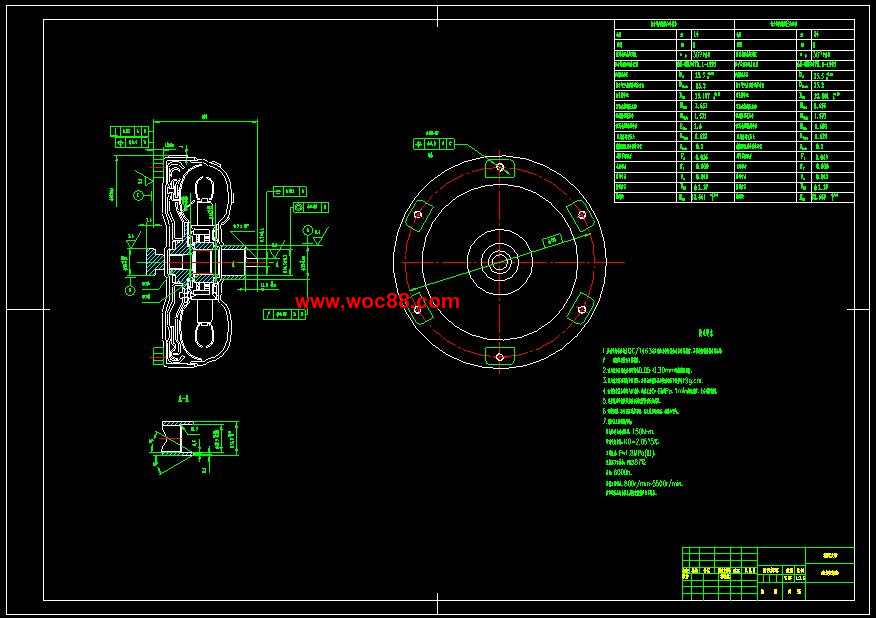（全套CAD）汽車用液力變矩器設計及性能仿真（終稿）CAD截圖02