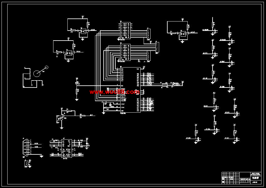 （全套CAD）汽車電動記憶座椅設計（終稿）CAD截圖04