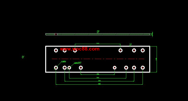 （全套CAD）汽車車門墊板的沖裁模具設計（終稿）CAD截圖05