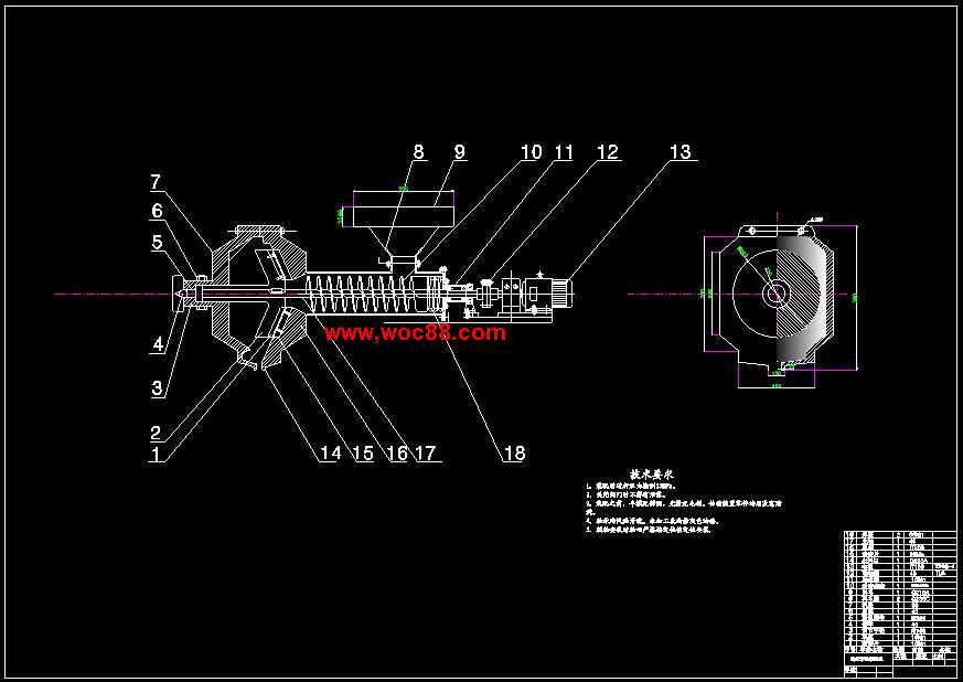 （全套CAD）新型磨粉磨漿機的設計與研究（終稿）CAD截圖01
