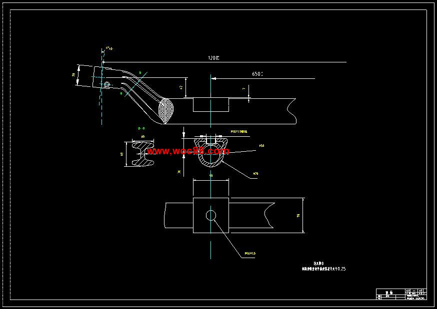 （全套CAD）汽車前橋的設計（終稿）CAD截圖02