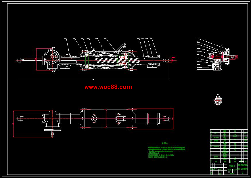 （全套CAD）汽車電動助力轉向系統的設計（終稿）CAD截圖04