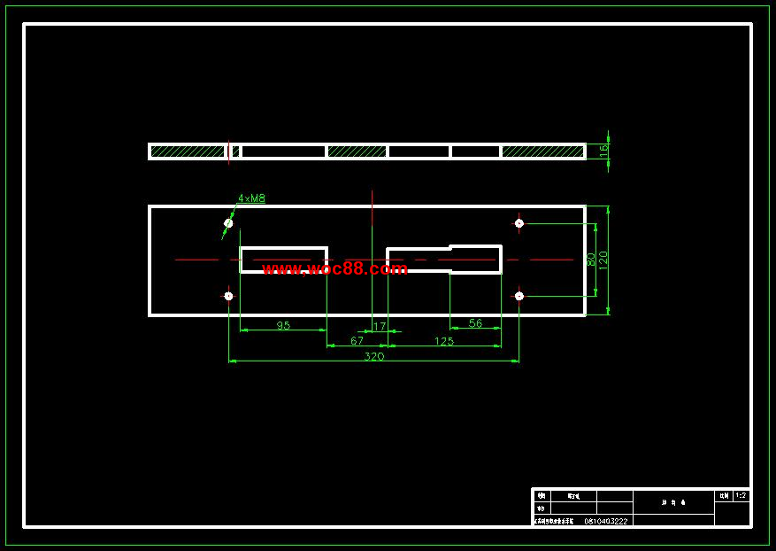 （全套CAD）汽車車門墊板的沖裁模具設計（終稿）CAD截圖02