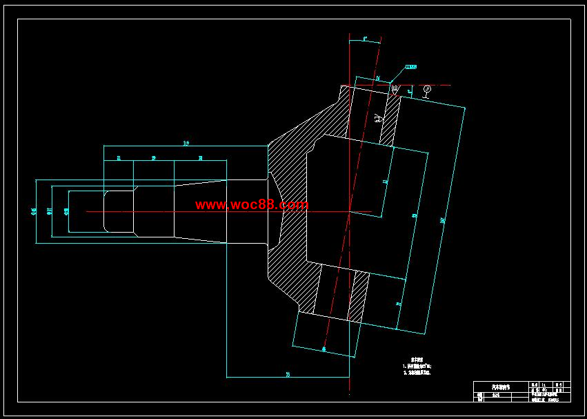 （全套CAD）汽車前橋的設計（終稿）CAD截圖03