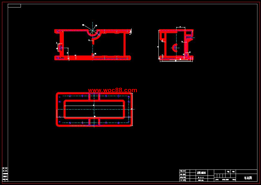（全套CAD）曲軸箱箱體工藝及銑床夾具設計（終稿）CAD截圖03