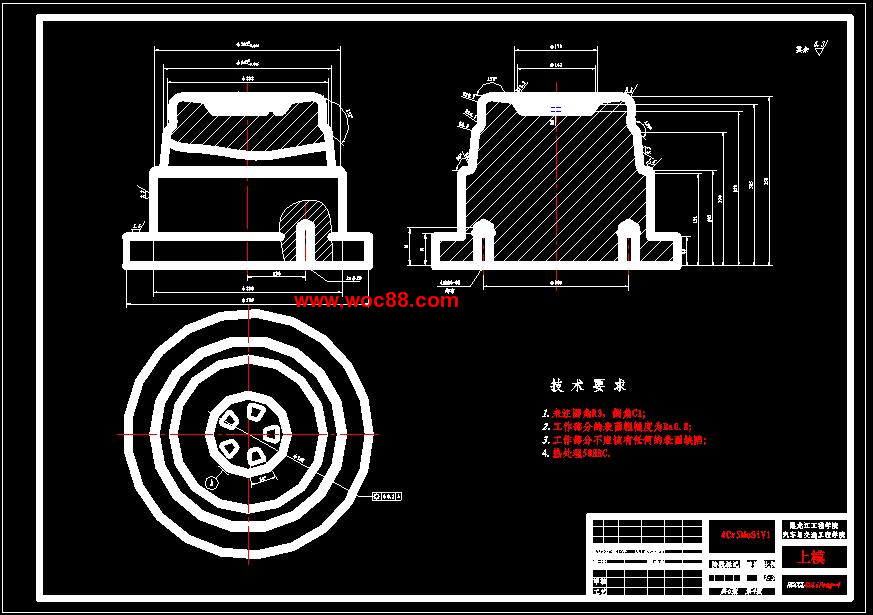 （全套CAD）汽車輪轂的結構與模具設計（終稿）CAD截圖05
