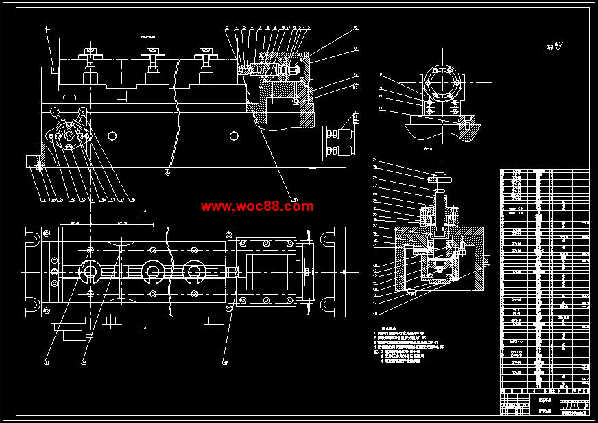 （全套CAD）方刀架工藝及銑床和鉆床夾具設計（終稿）CAD截圖04