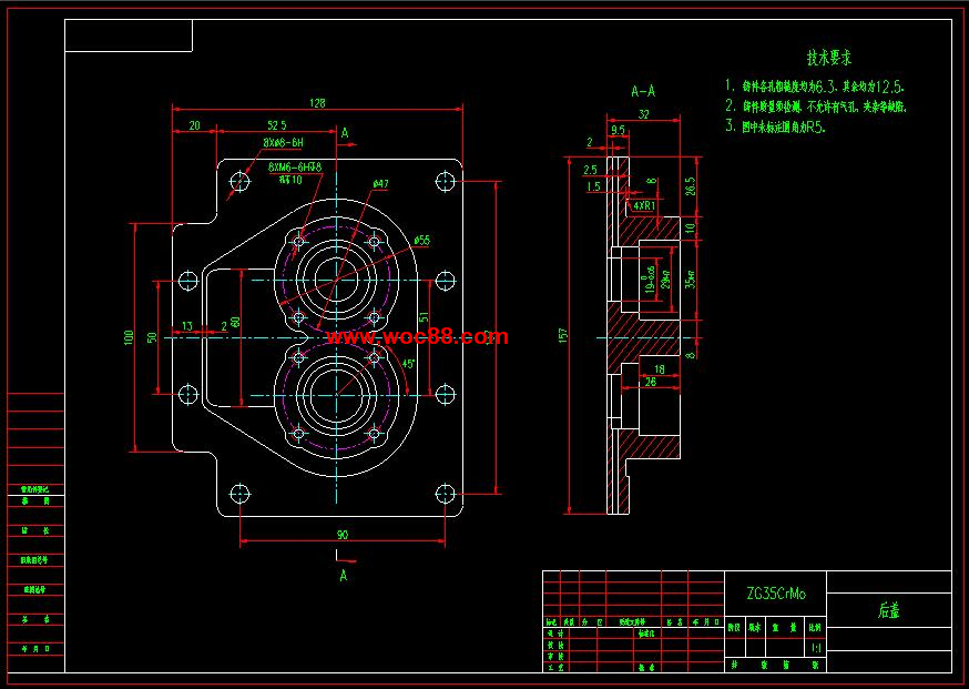（全套CAD）汽車機械增壓器的設計（終稿）CAD截圖05