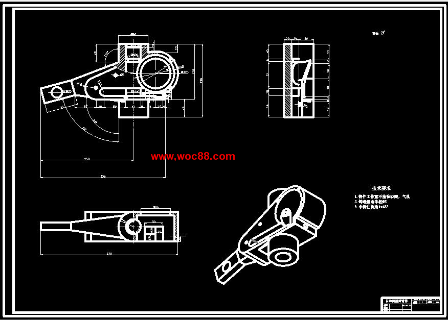 （全套CAD）汽車自動調整臂的三維結構及預裝配設計（終稿）CAD截圖03