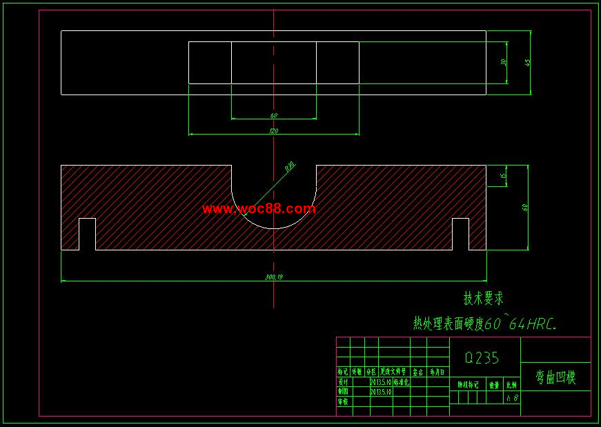 （全套CAD）汽車穩定桿卡子沖壓模具設計（終稿）CAD截圖02